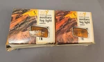 Sears Quartz Halogen Auxiliary Fog Light Amber Pair Nos Japan 55711 - Free Ship. Fixed Price $119.95.