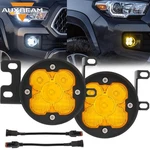Auxbeam Led Fog Light Amber/white W/ Harness For Toyota Tacoma Tundra 4RUNNER. Fixed Price $129.99.