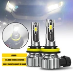 Fog Drl Led H11 Headlight Bulbs Kit High Low Beam 6500K White 100W Auxito. Fixed Price $21.99.
