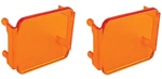 Pair Of Rigid Amber Snapon Polycarbonate Lens Covers For D-series Led Pod Lights. Fixed Price $38.95.
