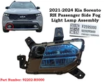 92202-R5000 2021-2024 Kia Sorento Rh Passenger Right Side Driving Fog Lamp Light. Fixed Price $125.00.