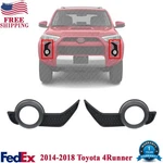 Front Light Trim Set For 14-18 Toyota 4RUNNER Left & Right W/fog Hole. Fixed Price $46.63.