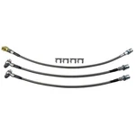 Stainless Braided Brake Hose Kit Disc Conversion 1955-57 Chevrolet Bel Air 3PC. Fixed Price $115.00.
