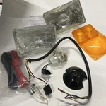 2 Sylvania Halogen Fog Light Vintage Untested H6545 Clear Lens. Fixed Price $97.38.
