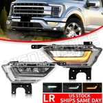 Pair Led White Drl Fog Light W/turn Signal Ford F150 F-150 Xl 2021 2022 2023. Fixed Price $102.00.