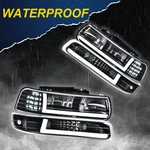 For 99-02 Chevy Silverado 1500 2500 Hd 3500 Led Drl Headlight+bumper Signal Lamp. Fixed Price $79.97.