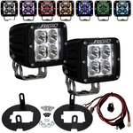 Rigid Radiance+ Pod Rgbw Led Fog Kit Lights For Toyota Tundra Tacoma. Fixed Price $439.98.