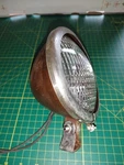 Vintage 5" GE4413 Tractor Fog Light Tear Drop Parts Used Pressed Steel Metal. Fixed Price $29.99.