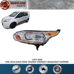 2014-2018 Ford Transit Connect Left Headlight Assembly Chrome Driver Side Lh. Fixed Price $143.24.