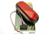 Pilot NV-5026R Red Oval Surface Mount Led Trailer Brake Light Stop Lamp W/ Wire. Fixed Price $10.75.