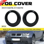 Pair Fog Light Lamp Cover Trim Primed For Bmw X3 E83 Lci 2007 2008 2009 2010. Fixed Price $12.34.