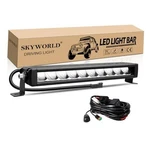 Skyworld 12 Inch 30W Single Row Led Light Bar, Slim + Harness Kit. Fixed Price $63.38.
