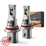 Aoukkl 9004 Fog Light Bulbs, 700% Brighter 6500K Cool White, Mini Size, 2 Pack. Fixed Price $27.99.