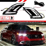 For 2023-25 Accord Front Bumper Dual Color Sequential Led Drl Fog Lamp Light Kit. Fixed Price $56.99.