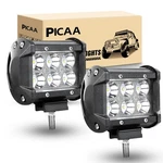 Picaa Led Pods 2PCS 4INCH 18W 1800LM Light Off Road 2X Spot, White. Fixed Price $30.93.