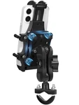 Zidiyoruo Motorcycle Phone Mount With Vibration Dampener, 7.4X4.3X3, Black. Fixed Price $35.39.