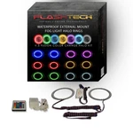 Rgb Waterproof Led Halo Kit With Ir Remote For 09-13 Dodge Journey Fog Lights. Fixed Price $76.30.