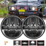 (1 Pair) Stanrdard Replacement Stedi Homage 7 Inch Led Headlight - Black (6000K). Fixed Price $77.33.