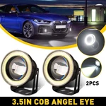 Universal 3.5" Round Projector Led Drl Halo Angel Eyes Fog Light Lamp Waterproof. Fixed Price $18.99.