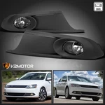 Fits 2011-2014 Vw Volkswagen Jetta 4DR Clear Fog Lights Driving Lamps+switch. Fixed Price $44.38.