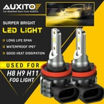 2X Auxito H8 H11 H16 Led Fog Light Drl Bulb 4000LM Golden Yellow High Power L3A. Fixed Price $18.71.