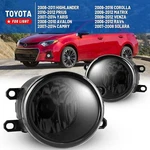 Fog Lights For Toyota 08-11 HIGHLANDER/07-14 Yaris CAMRY/09-16 Corolla Smoke L+r. Fixed Price $37.99.