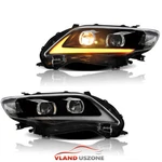 Pair For 2011-2013 Corolla Accessories Led New Style Projector Headlights Drl. Fixed Price $284.99.