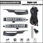 For Honda Accord Sedan 4DR 2016-17 Fog Lights W/black Bezel Switch Wires Kit Led. Fixed Price $56.08.