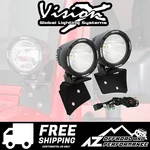 Vision X Pillar Kit 4.5" Cannon Lights For '07-'18 Jeep Wrangler Jk 9888415. Fixed Price $679.99.