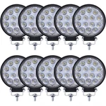 Led Work Lights For Truck Muvkqc 10PCS X42W 4.5" Round Light, White. Fixed Price $82.17.
