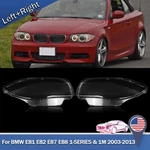 Pair Headlight Lens Shell Cover For Bmw Series E81 E82 E87 E88 1M 2003-2013. Fixed Price $57.98.
