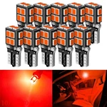 Red Led Parking Light Bulb 168 192 2825 T10 Wedge Canbus Super Bright Wj 2/10X. Fixed Price $28.99.