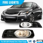 For 2012 2013 Honda Civic Door Sedan Fog Lights Front Bumper Lamps. Fixed Price $59.99.
