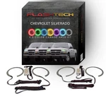 Rgb Multi Color Changing Led Halo Kit For 03-06 Chevrolet Silverado Headlights. Fixed Price $139.30.