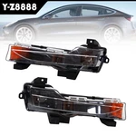 For 2017-2023 Tesla Model Y Right Left Fog Light Lamp Led Drl Up-level Set. Fixed Price $66.17.