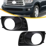 Right & Left Black Fog Light Lamp Bezel Cover Trim For 2008-2017 Toyota Sequoia. Fixed Price $15.99.