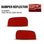2X Rear Left + Right Side Bumper Reflector Light Lamp For 2016-2021 Honda Civic. Fixed Price $18.99.