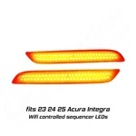 Wifi Sequencer Led Rear Bumper Reflectors For Acura Integra, 23 24 25. Fixed Price $299.99.