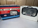 Vintage Zkw Cewe-lite Magnum Rectangular Halogen Fog Light Made Austria. Fixed Price $195.00.