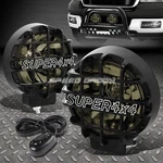 6" Round Black Housing Smoked Fog Light/offroad Super 4X4 Guard Work Lamp+switch. Fixed Price $36.88.