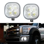 Clear Lens White 40W Cree Led Fog Light Kit Ford F-250 F-350 F-450 Excursion. Fixed Price $79.09.