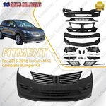 Front Complete Bumper Kit W/ Grille Fog For 2015-2018 Lincoln Mkc. Fixed Price $1193.99.