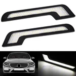 Shape White Led Light Car Daytime Running Driving Drl Lamp 12V Diy 2PCS. Fixed Price $16.59.