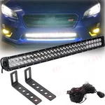 Hidden Bumper 32'' 180W Led Light Custom Brackets For Subaru Wrx Sti 15-19. Fixed Price $84.99.
