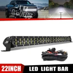 22" Inch 280W Led Light Bar Dual Row Spot Flood Combo Work 4WD Truck Suv Atv Utv. Fixed Price $57.24.