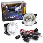 Oe-spec Clear Fog Lamps + White Led, Relay/switch Combo For Dodge Jeep Chrysler. Fixed Price $46.09.