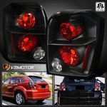 Black Fits 2007-2012 Dodge Caliber R/t Se Sxt SRT4 Tail Lights Brake Lamps Pair. Fixed Price $103.38.