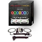 Rgb Multi Color Changing Led Halo Ring Kit For 2012-2013 Fiat 500 Headlights. Fixed Price $104.30.