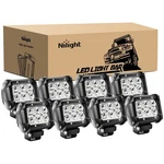 Nilight 06A-18W Led Bar 8PCS 1260LM Spot Pods Driving Fog .... Fixed Price $81.00.