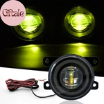 Yellow Led Fog Lights With Blue Running For 2016-2021 Civic 2014-2021 Jaz. Fixed Price $97.70.